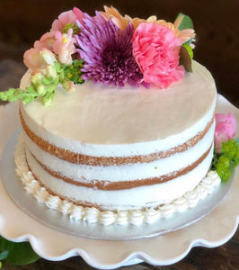 Floral Vanilla Cake