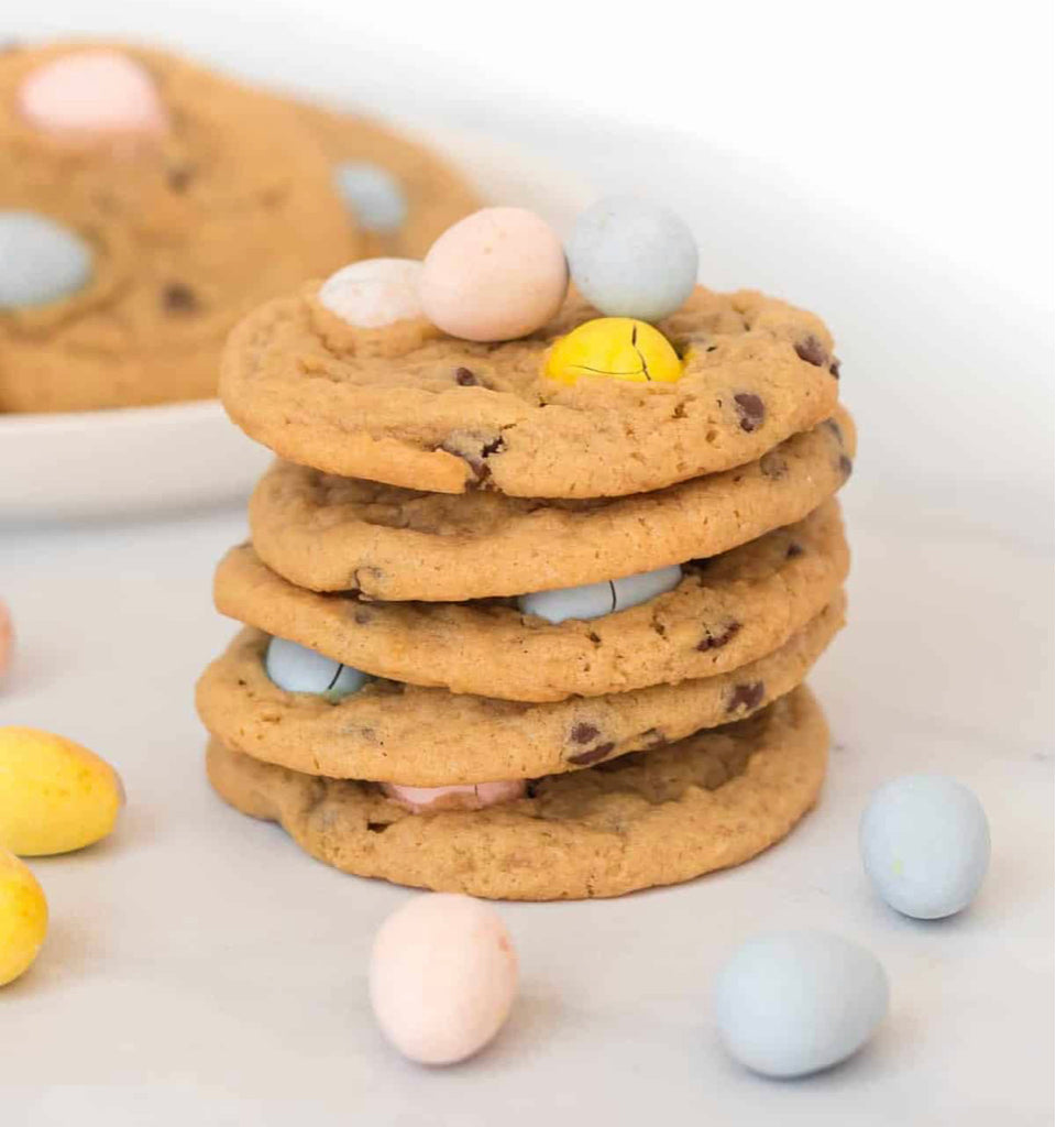 Cadbury Mini Egg Chocolate Chip Cookies