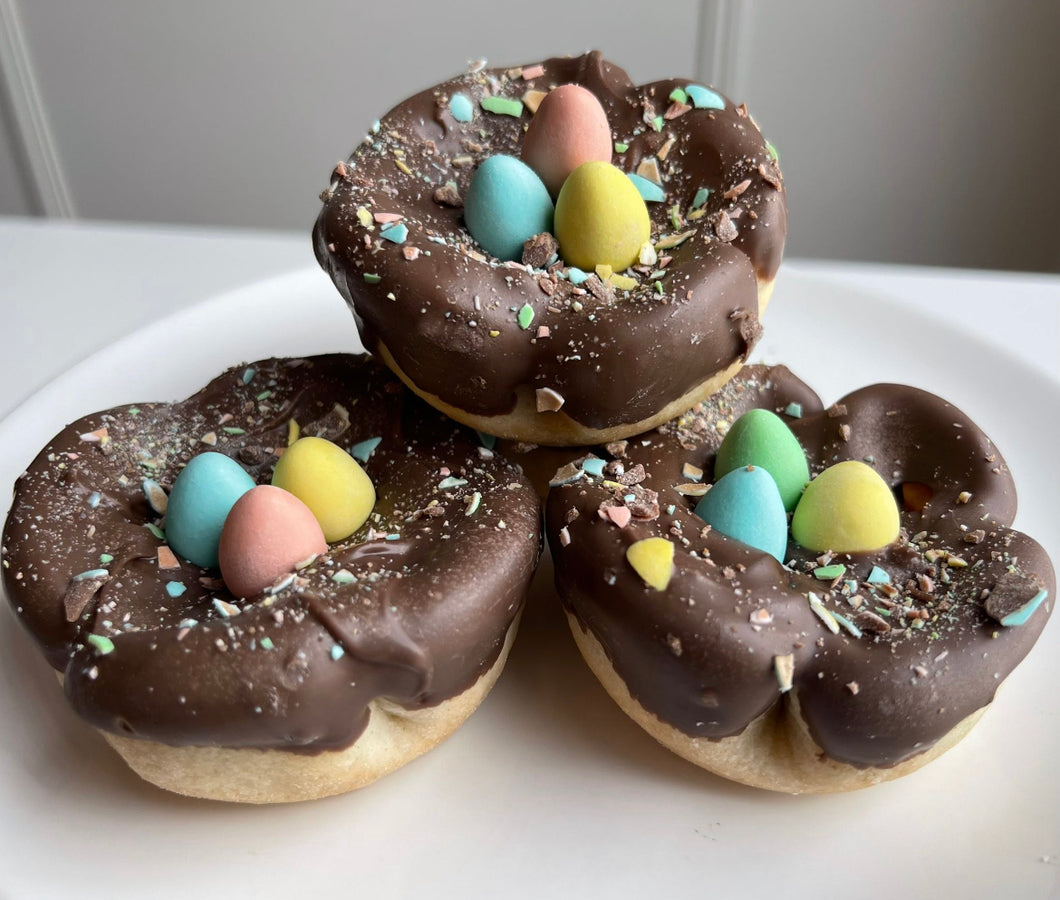 Chocolate Dipped Cadbury Egg Butter Tarts